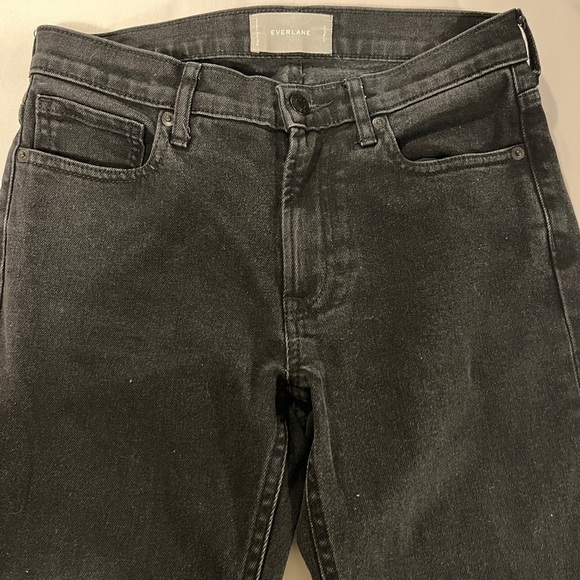 Everlane Mid Rise Skinny Jeans Size 27 Black - Picture 4 of 8
